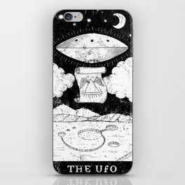 'The UFO' Tarot Card iPhone Skin