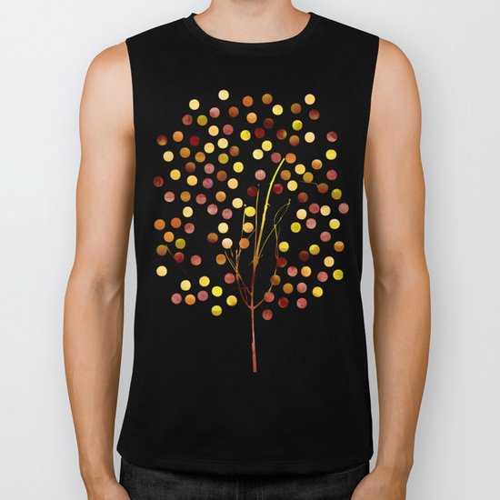 Tree of Life_Amber by Jacqueline and Garima Biker Tank