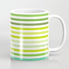 Shades of green lines Coffee Mug