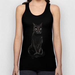 Black Cat Tank Top