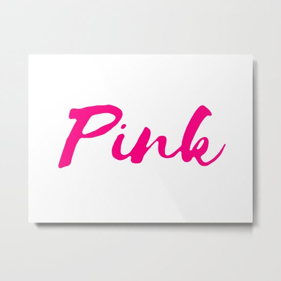 Pink Metal Print