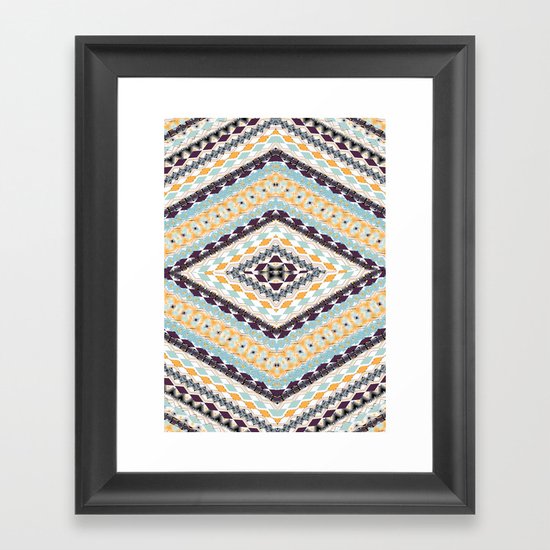 RETRO PATTERN Framed Art Print