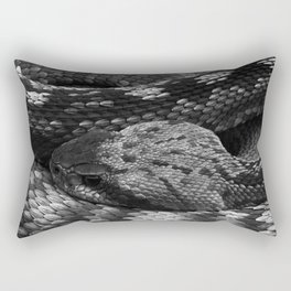 Diamondback Rattlesnake Rectangular Pillow