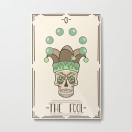 The Fool Tarot Card Metal Print
