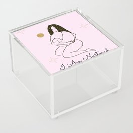 I Am Nurtured Affirmation Goddess  Acrylic Box