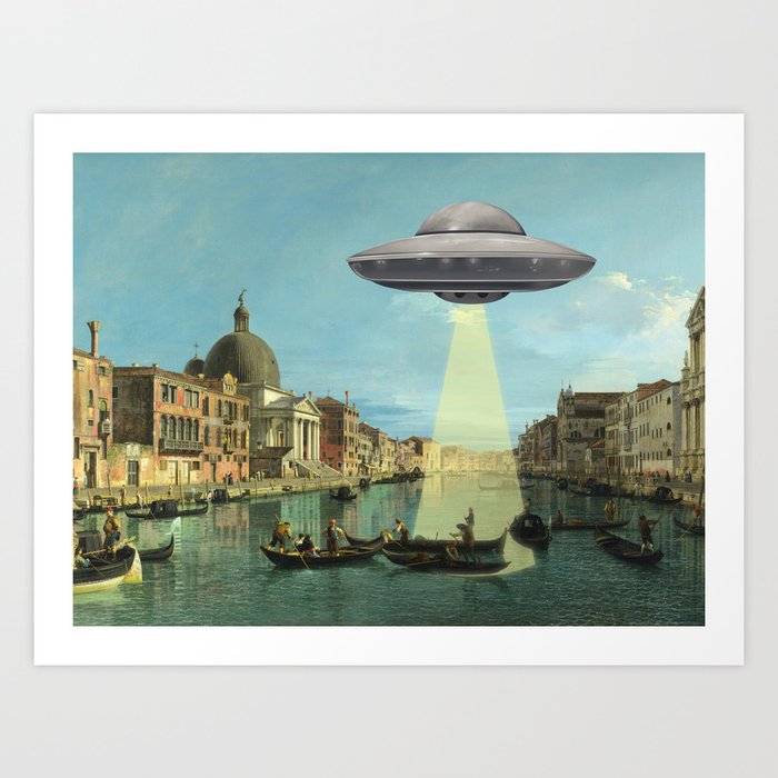 Once upon a time in Venice Art Print