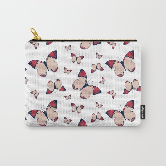 Spring Butterfly (Pattern) Carry-All Pouch