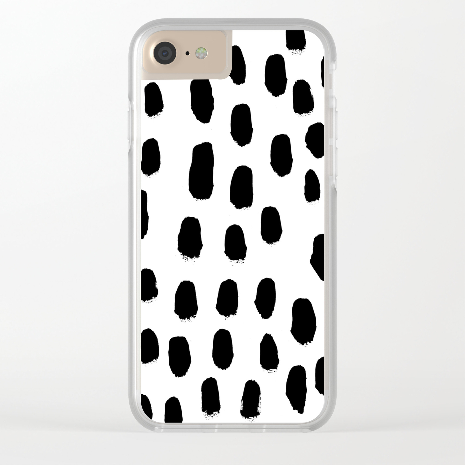 Spots Black And White Minimal Dots Pattern Basic Nursery Home