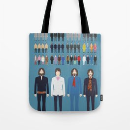 The Outfits of the Fab Four Tote Bag