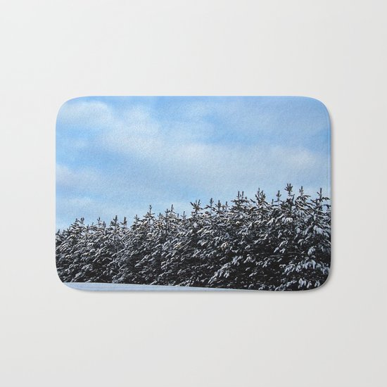 Christmas Tree Forest Bath Mat