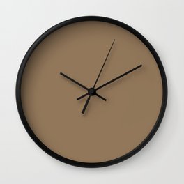 Tawny Wall Clock