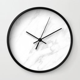 Classic White Marble Wall Clock