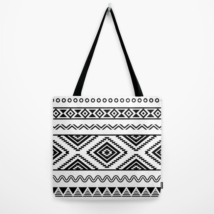 Aztec Pattern Purse, Cute Aztec Purse, Black and White Geometric