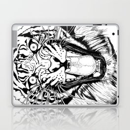 Tiger Black and white Laptop & iPad Skin