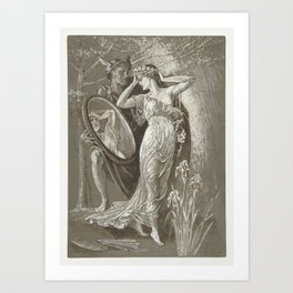 The Mirror of Venus, or L'Art et Vie (Art and Life) ca. 1890 by Walter Crane. Original from The MET Art Print