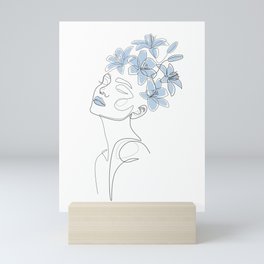 Blue Lily Beauty Mini Art Print