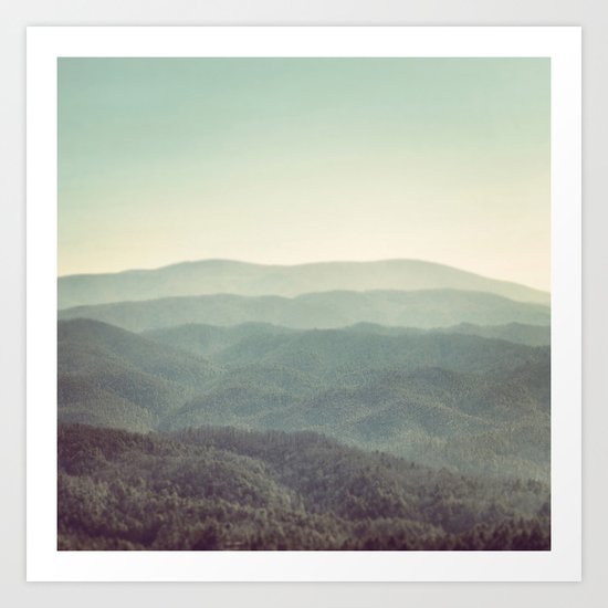 Mountain View Art Print