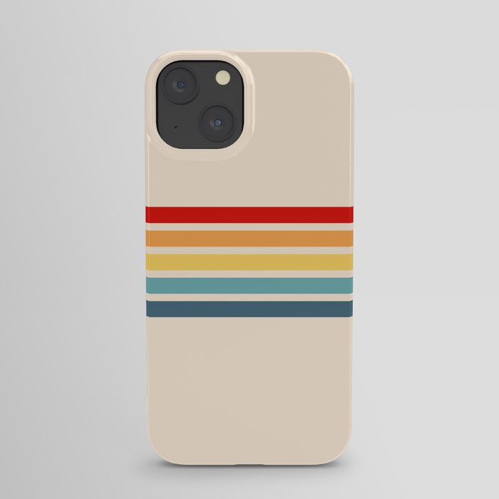 Takaakira - Classic Rainbow Retro Stripes iPhone Case