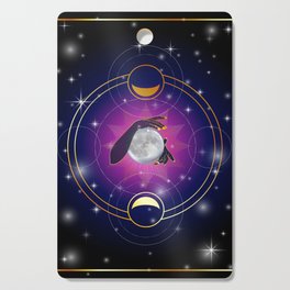 Witch Ritual Spells Incantations under the full moon Cutting Board