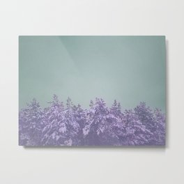 Enchanted Forest Metal Print | Colorful, Forest, Blue, Photo, Eugenie, Digitalmanipulation, Snow, Wanderlust, Purple, Digital 