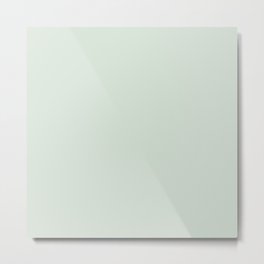 FAIREST JADE pale solid color Metal Print | Color, Fairest, Misty, Plain, Colour, Solid, Celadon, Painting, Jade, Aqua 