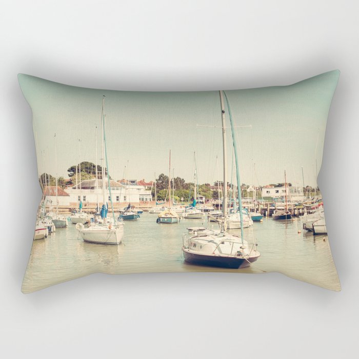 Harbour Boats Rectangular Pillow