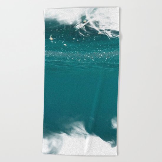 The wave Beach Towel