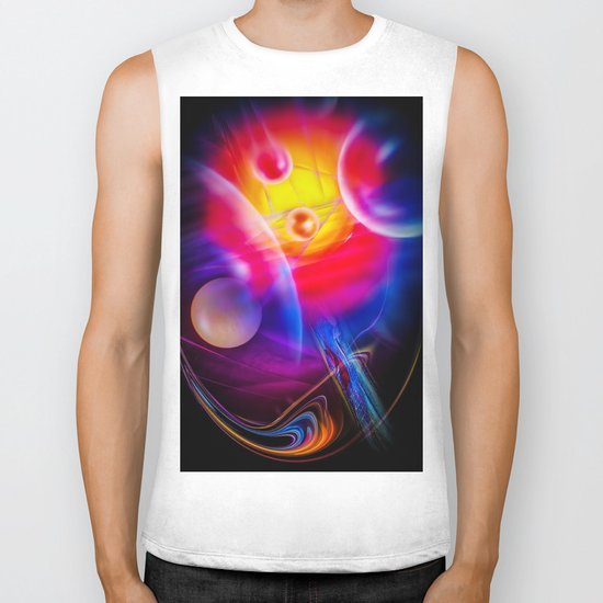 Space and Time Biker Tank