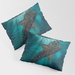 Metallic Whale Shark Pillow Sham
