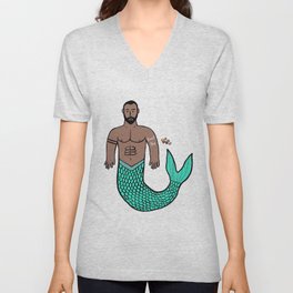 Beard Boy Merman: Nemo V Neck T Shirt