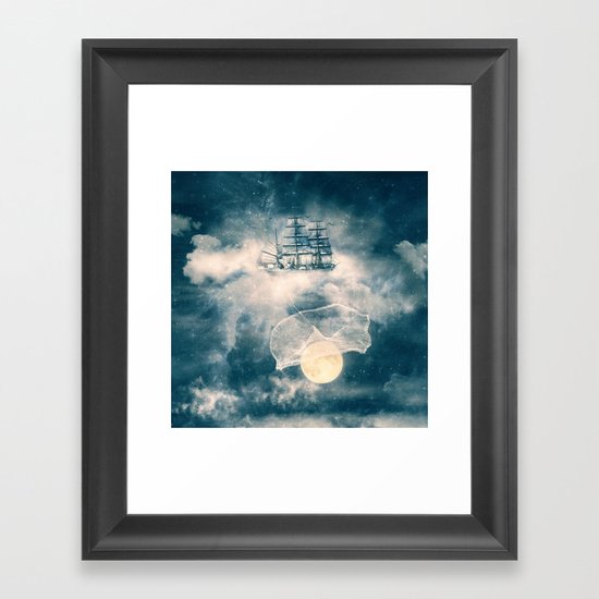I'll bring you the MOON Framed Art Print