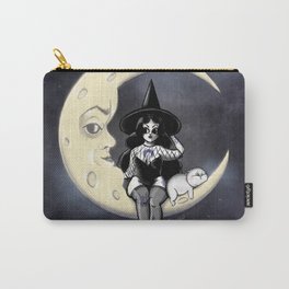 Witch on the Moon Carry-All Pouch