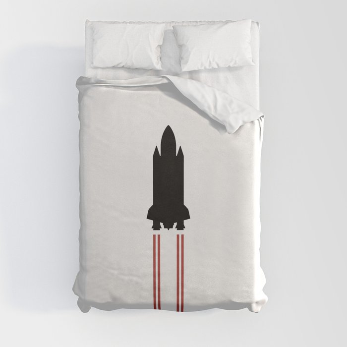 Outer Space Spacecraft Vehicle Vol. 2 Duvet Cover