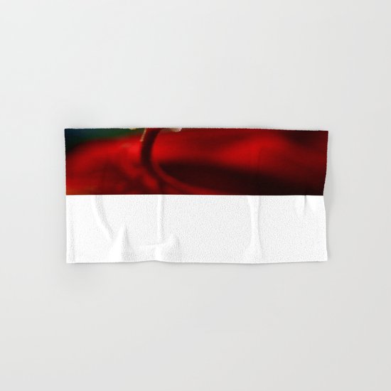 Red & White Hand & Bath Towel