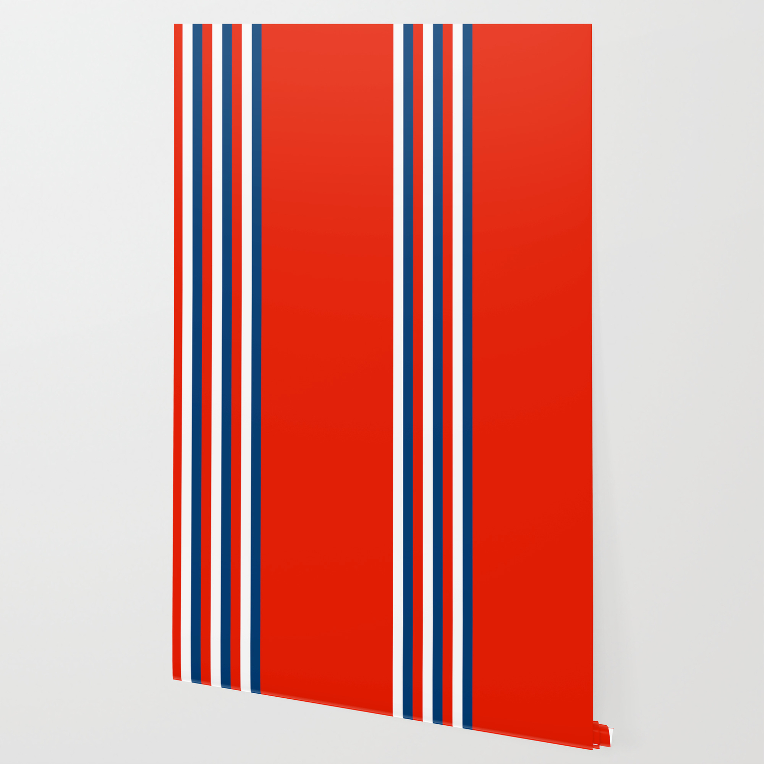 Retro Stripes Pop Art Red White Blue Wallpaper By Denidesigns