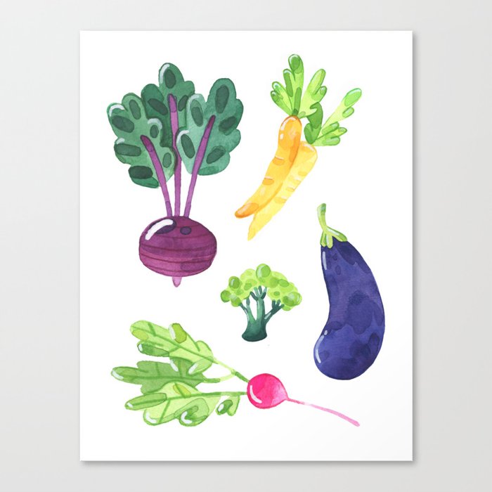 Eat Your Veggies Canvas Print