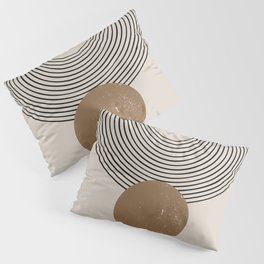 Mid Century Modern Abstract Art 10 Pillow Sham