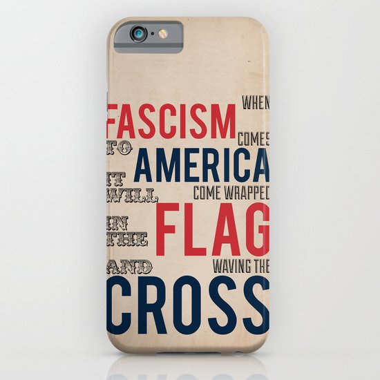 Fascism iPhone & iPod Case