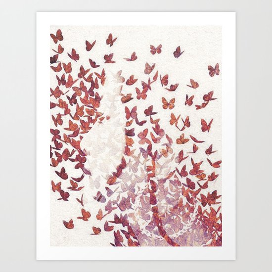 Butterfly People 4 Art Print