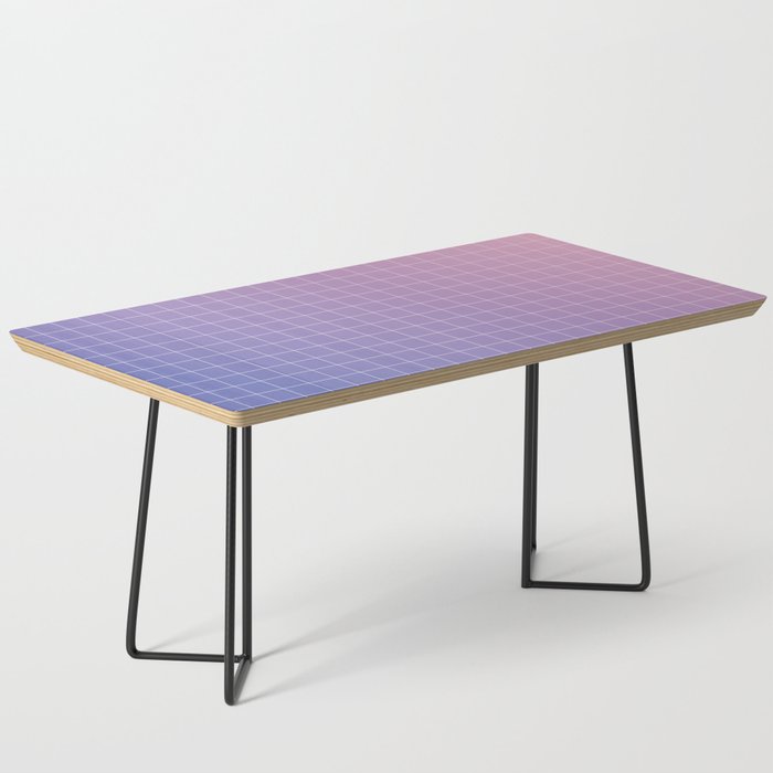 purple / pink - grid Coffee Table