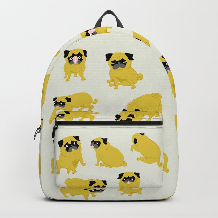 Good Vibes With Nasty The Pug Backpack
