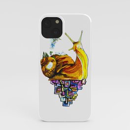 Bismuth Snail Planet iPhone Case