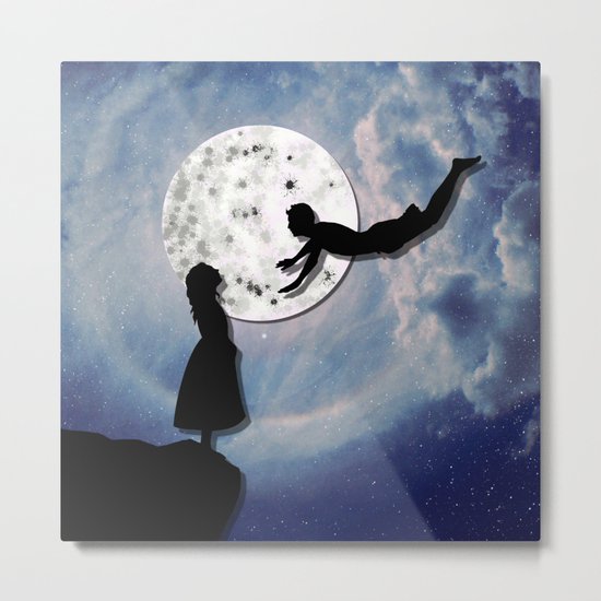 fly me to the moon 2 Metal Print