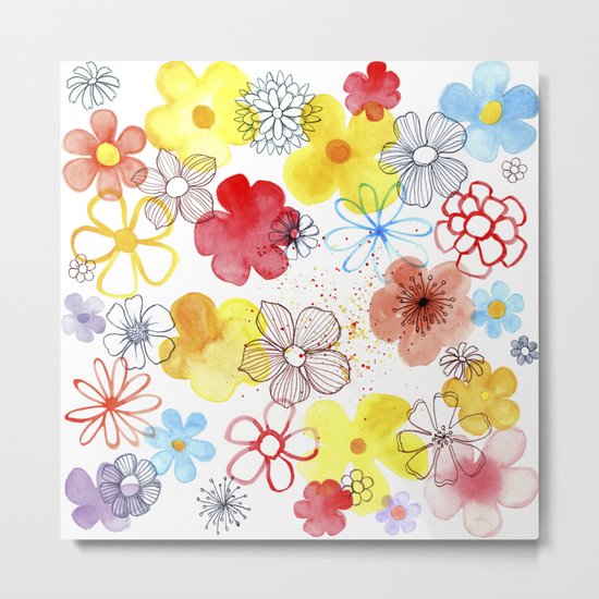 Summergarden Metal Print