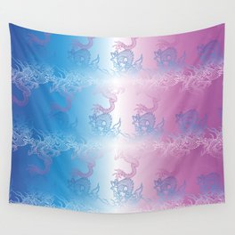 Dragon Tri Color Wall Tapestry