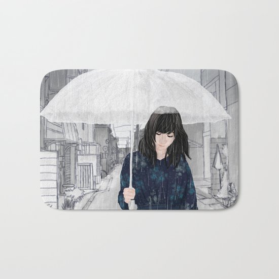 In The Rain Bath Mat