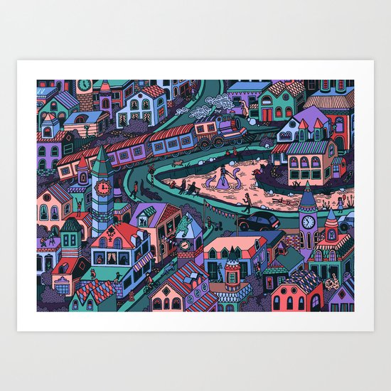 Loch Tess Art Print