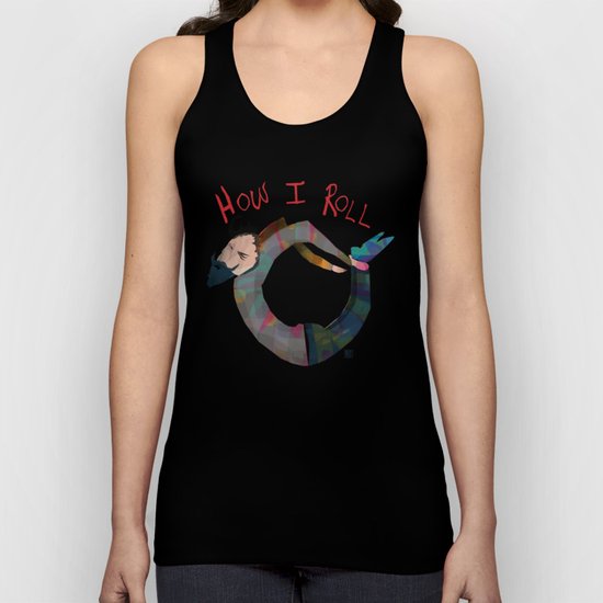 How I Roll Unisex Tank Top
