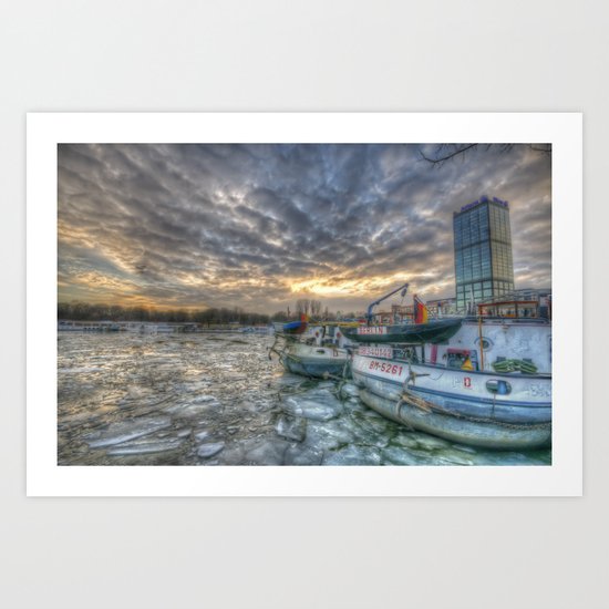 Frozen in Art Print