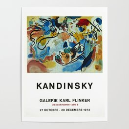 Kandinsky - Galerie Karl Flinker (after) Wassily Kandinsky, 1972 Poster